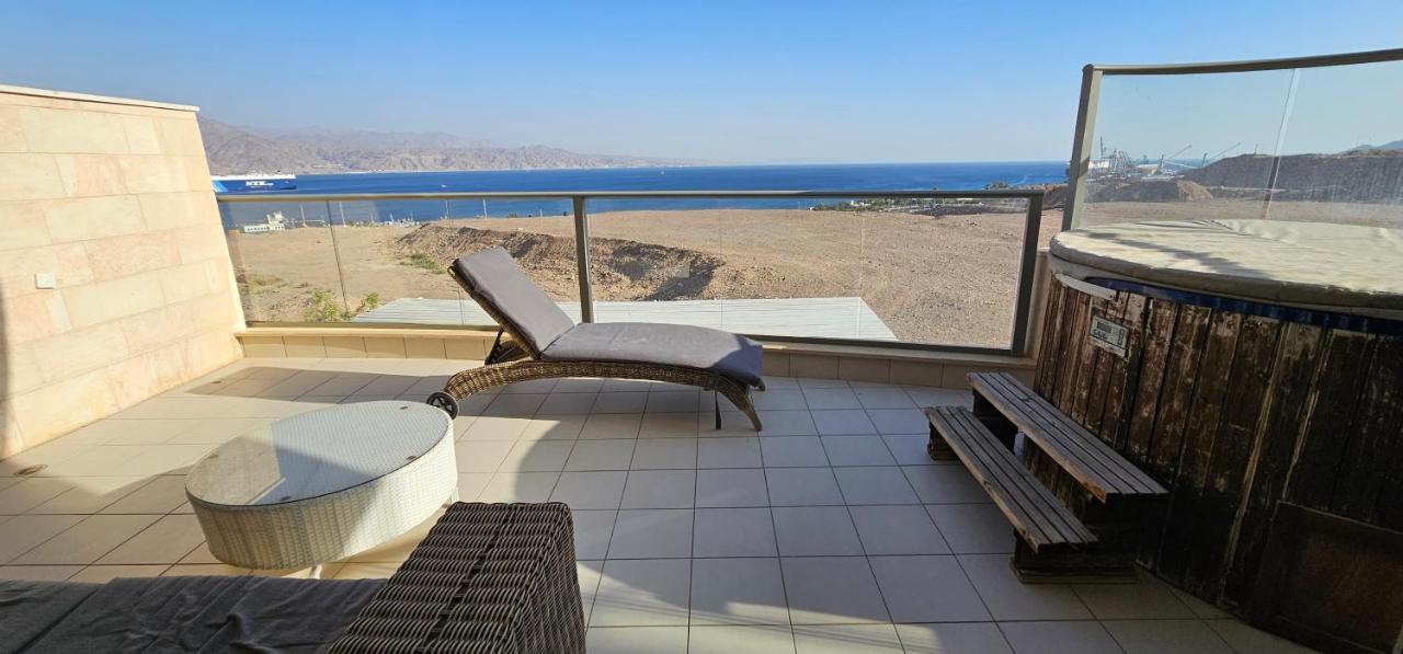 Top-Luxury Exclusive Аpt With Jacuzzi In Front Of The Sea Eilat Dış mekan fotoğraf