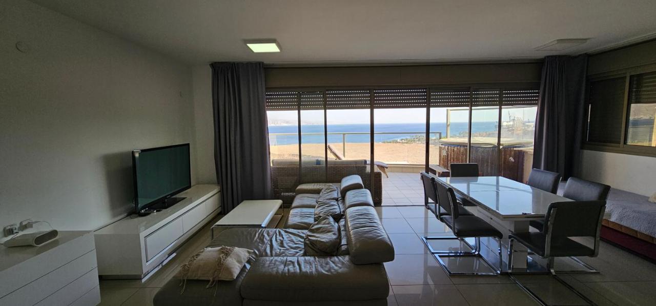 Top-Luxury Exclusive Аpt With Jacuzzi In Front Of The Sea Eilat Dış mekan fotoğraf