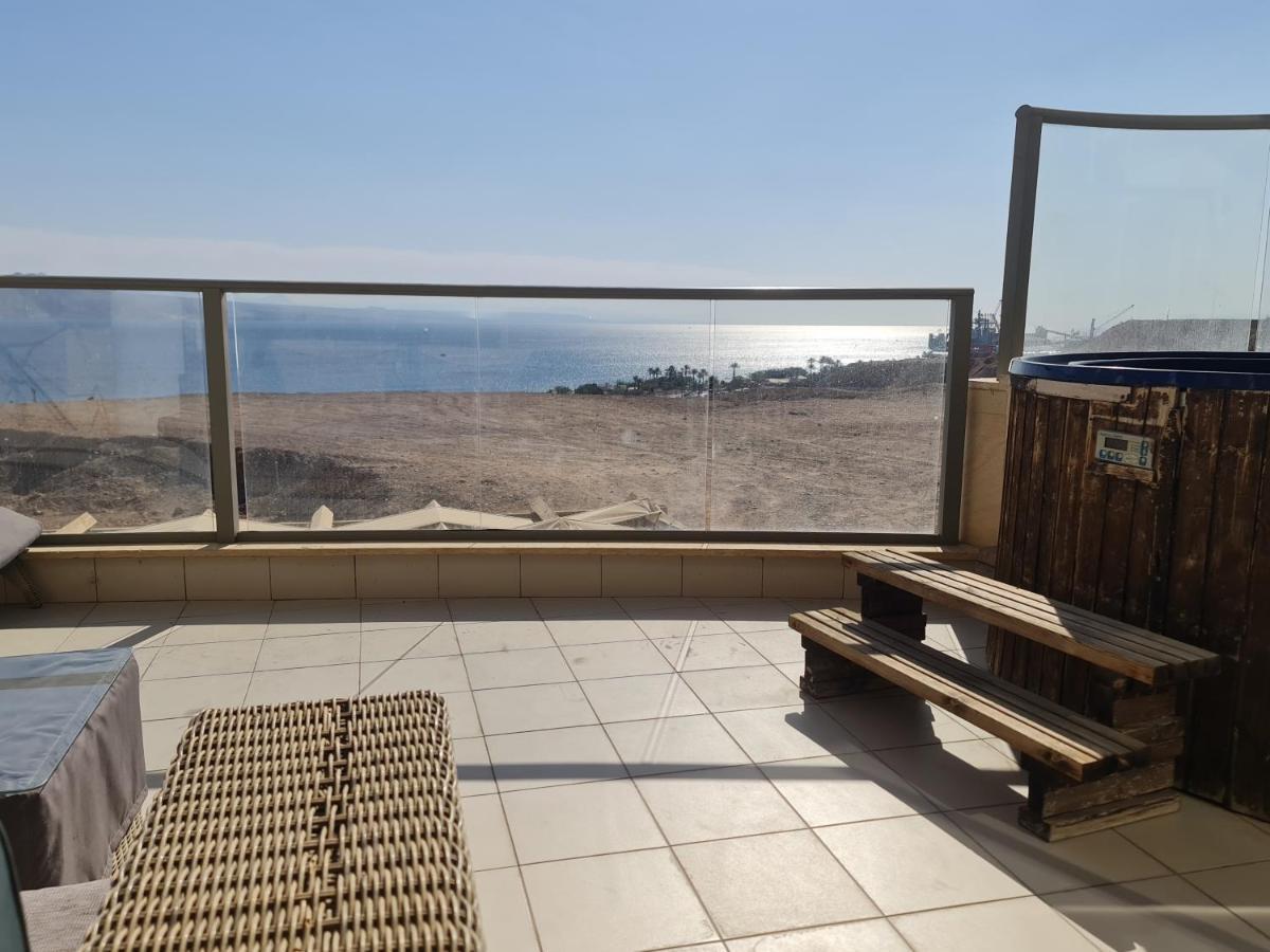 Top-Luxury Exclusive Аpt With Jacuzzi In Front Of The Sea Eilat Dış mekan fotoğraf