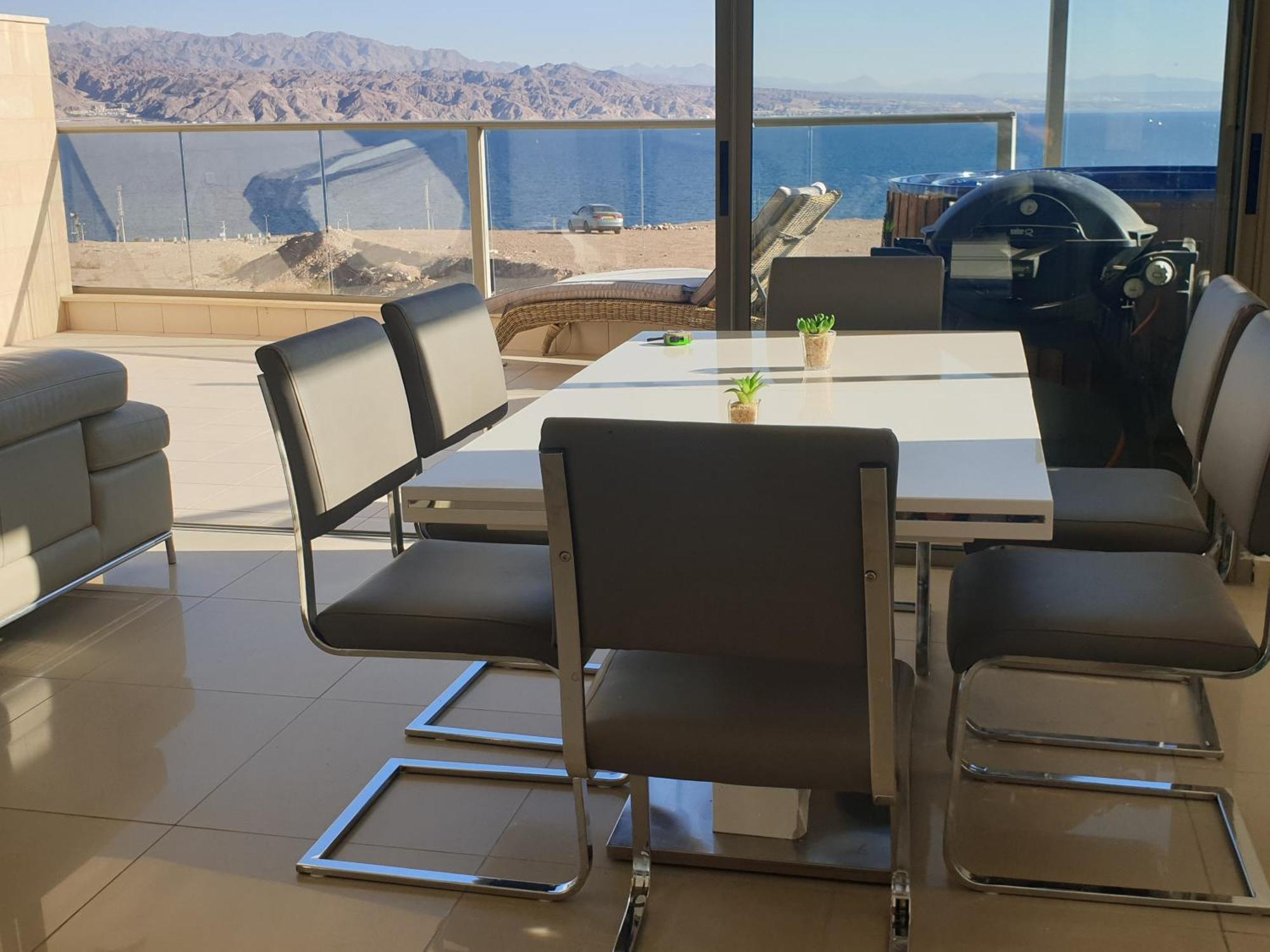 Top-Luxury Exclusive Аpt With Jacuzzi In Front Of The Sea Eilat Dış mekan fotoğraf