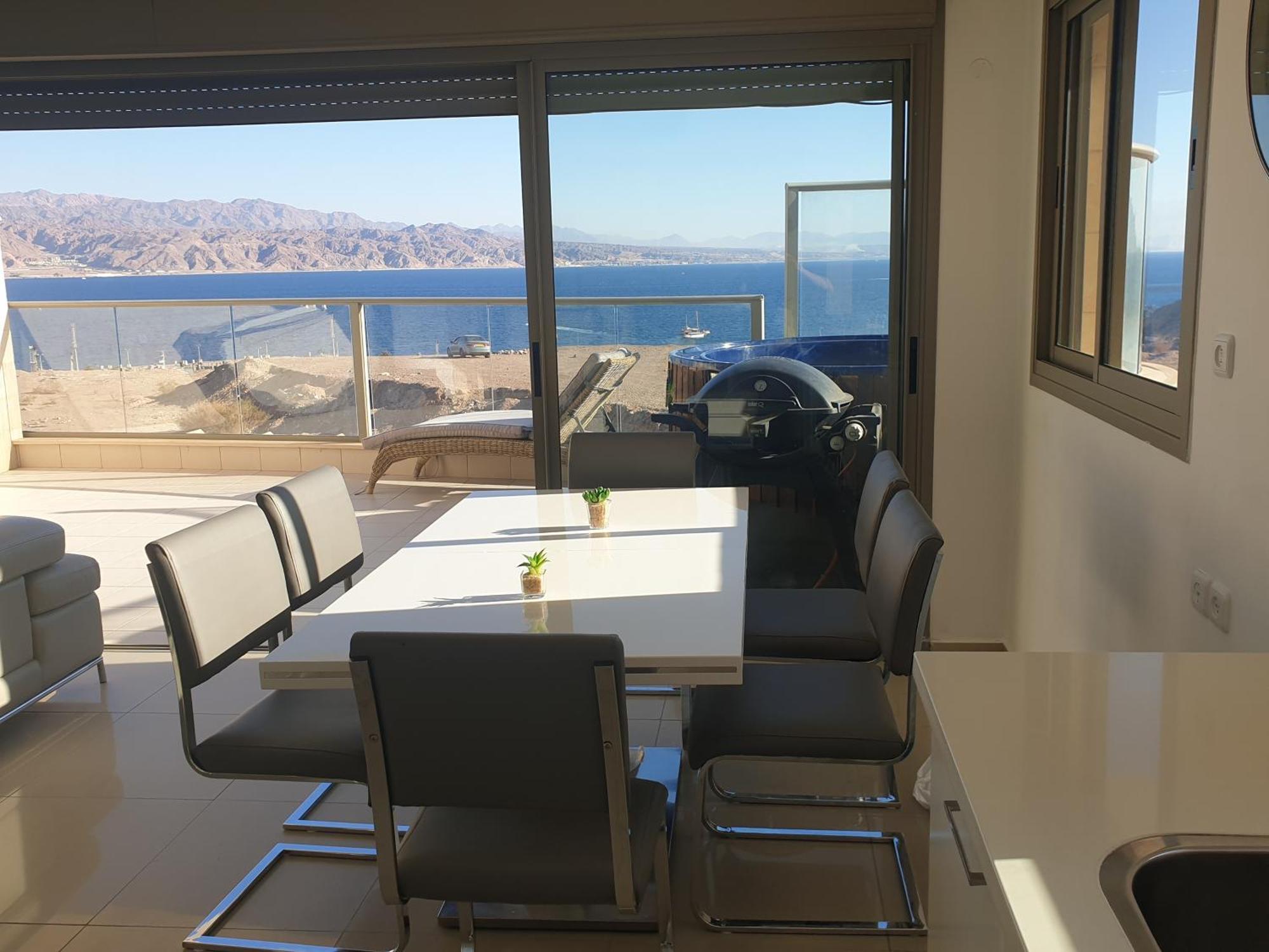 Top-Luxury Exclusive Аpt With Jacuzzi In Front Of The Sea Eilat Dış mekan fotoğraf